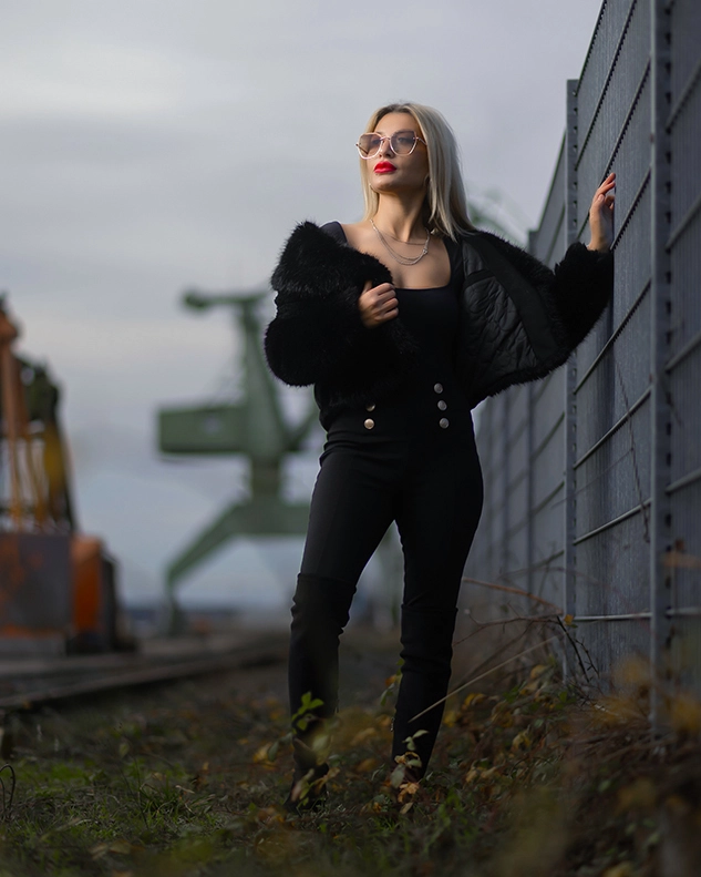 Verliebtes Paar beim Portrait Shooting