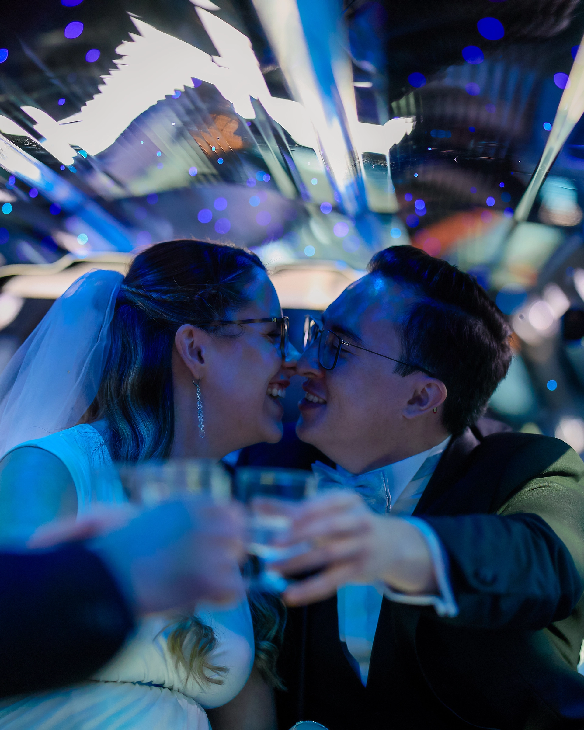 Hanau – Brautpaar am Mainufer bei Sonnenuntergang