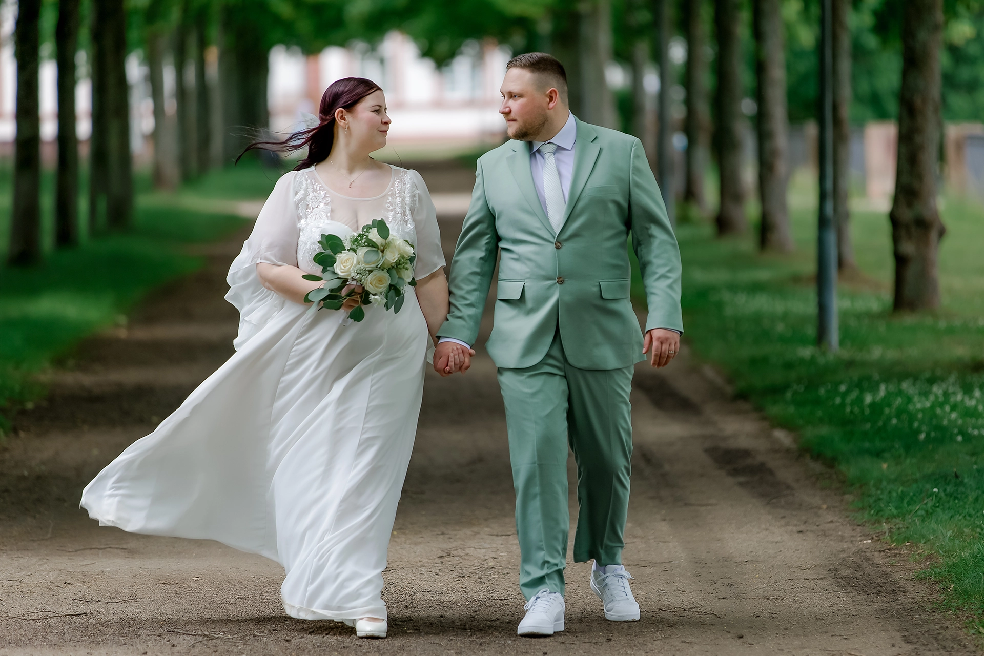 Hanau – Abendstimmung an der Promenade
